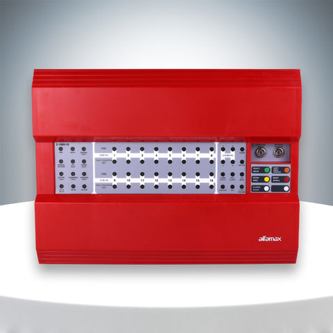 Alfamax C-1000-8 8 Zonlu Konvansiyonel Yangın Alarm Paneli