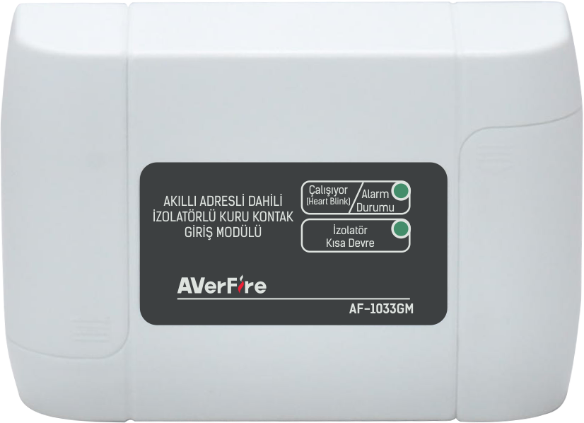 Averfire AF-1032ZM Adreslenebilir Dahili İzolatörlü Konvansiyonel Bölge ve Siren Modülü