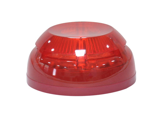 Averfire AF-1041FS Adreslenebilir Flaşörlü ve Dahili İzolatörlü Yangın Alarm Sireni, Kırmızı